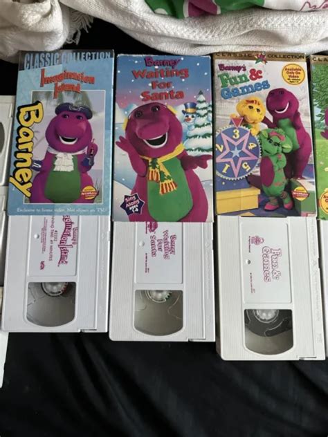 BARNEY VHS TAPES, 15 (LOT) £39.13 - PicClick UK