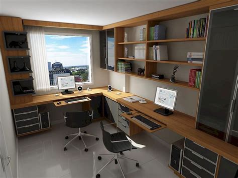 55 modern workspace design ideas small spaces (9) | Small home offices, Home office design, Home ...