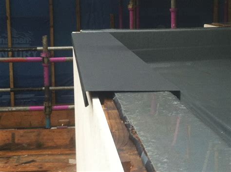 Parapet Capping in Aluminium now being installed – Jackdaw Ridge, Quin, Co. Clare | Parapet ...