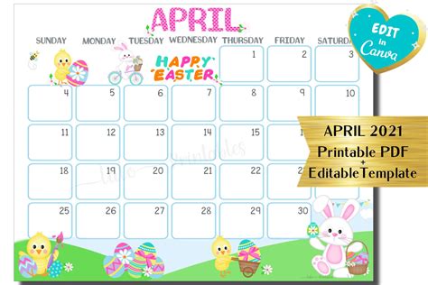 April 2024 Calendar With Easter - Free, Easy Returns On Millions Of Items.