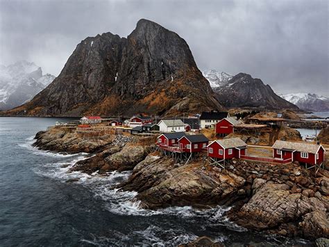 Norway | Fishing villages, Lofoten, Seaside village