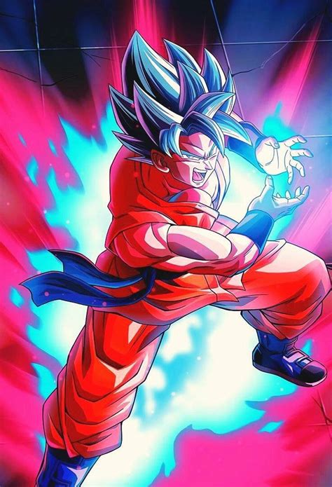 Download Goku Kaioken Form Wallpaper | Wallpapers.com