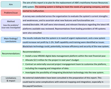 Recommendation Report Template – Ovrah.com