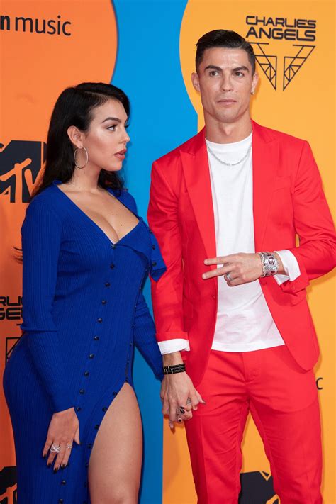 Georgina Rodriguez and Cristiano Ronaldo – 2019 MTV Europe Music Awards ...