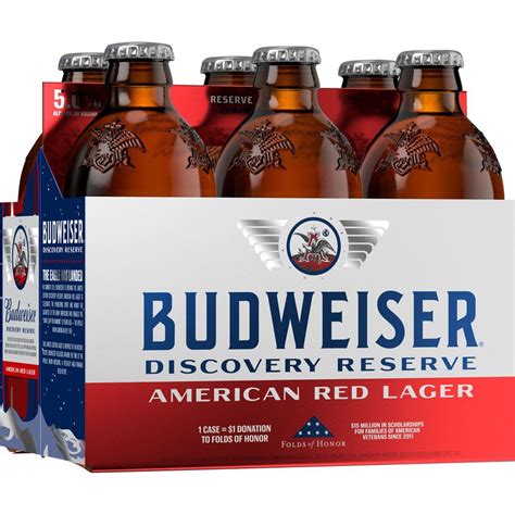 Budweiser American Red Lager Beer 12 oz Bottles - Shop Beer at H-E-B