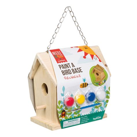 Toysmith Paint A Bird Base (House) Craft Kit - Walmart.com - Walmart.com