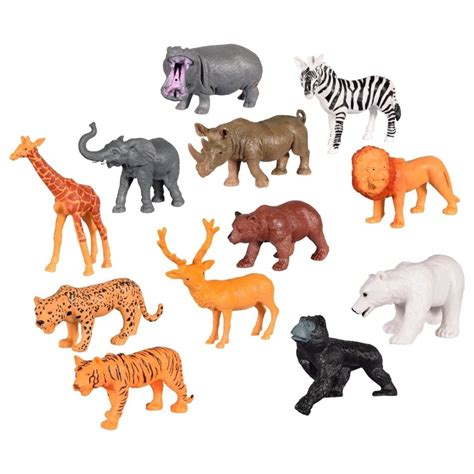 @dollartree | Animal figurines, Animals wild, Wild animal toys