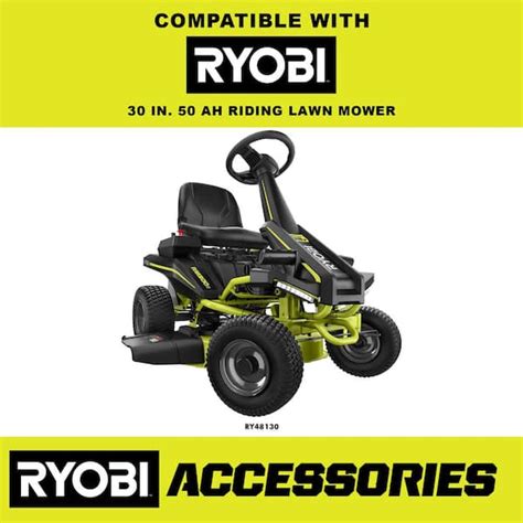 RYOBI ACRM008 Bagger For RYOBI 48V 30 In. Riding Lawn Mower | BigEasyMart.com