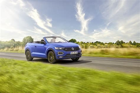 2021 VW T-Roc Cabriolet R-Line Edition Blue Is One Costly Open-Top Crossover - autoevolution