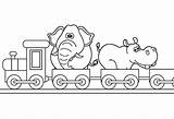 Circus Train coloring Page  Download Print Or Color Online For Free sketch template