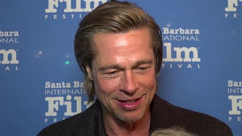 SBIFF 2020 - Brad Pitt Red Carpet Interview - YouTube