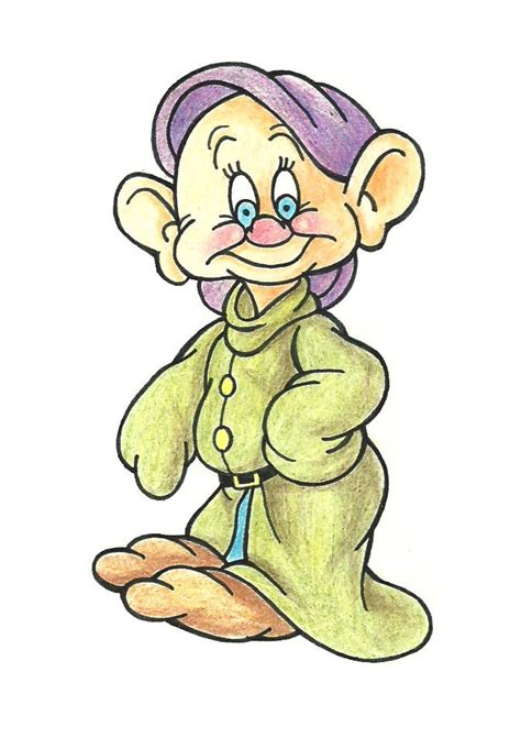 How to Draw Dopey from the Seven Dwarfs | Disney character drawings, Disney art drawings, Disney ...