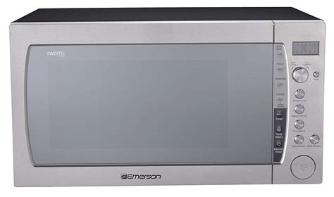 Emerson ER105006 2.2 Cu Ft 1200 W Counter top Microwave Oven with Inverter Technology & Sensor ...