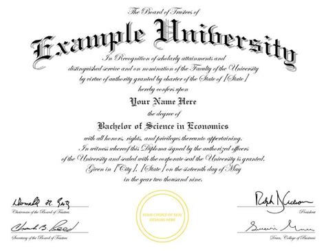 University Graduation Certificate Template (4) - TEMPLATES EXAMPLE | TEMPLATES EXAMPLE ...