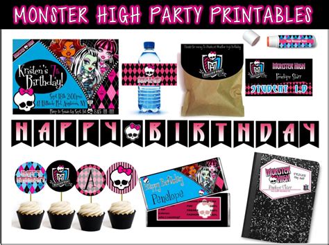 Awesome Monster High Party Games ~ DIY and Printables!