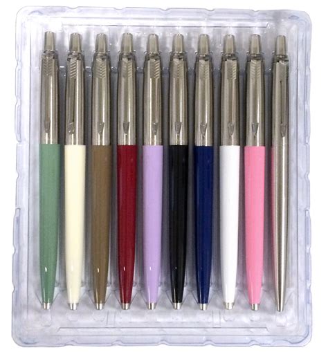 Pack of 10 Assorted Parker Jotter Ballpoint pens for $79.95 | Parker pen, Cross pens, Parker jotter