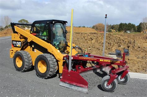 For Site attachments turn skid steers into grading machines