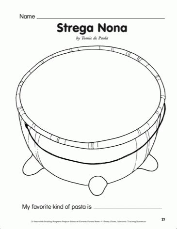 Strega Nona Coloring Page - Coloring Home