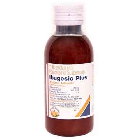 Ibuprofen Paracetamol Suspension at best price in Indore by Medihub Enterprises Private Limited ...