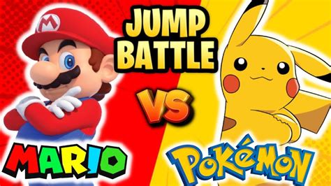 Pokemon vs Mario Jump Battle | Brain Break | Just Dance | Mario Run - YouTube