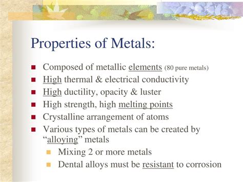 PPT - Materials for Inlays, Onlays, Crowns and Bridges PowerPoint Presentation - ID:733241