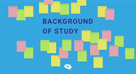 In a research paper, what is the background of study?