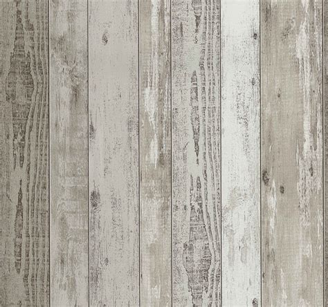 Wood Effect Wallpaper Distressed Grain Wooden Realistic Pannels Vinyl P ...