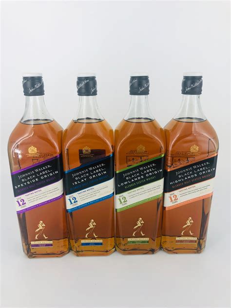 Johnnie Walker Black Label Origin Series (4 x 1L) – Whisky Trade