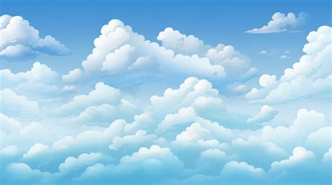 Pixel Art Clouds Background Seamless Sky Texture | Premium AI-generated ...