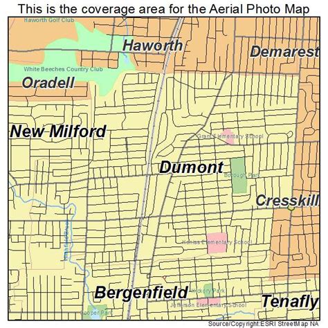 Aerial Photography Map of Dumont, NJ New Jersey