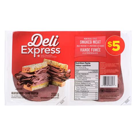 Deli Express Montreal Style Smoked Meat | Walmart Canada