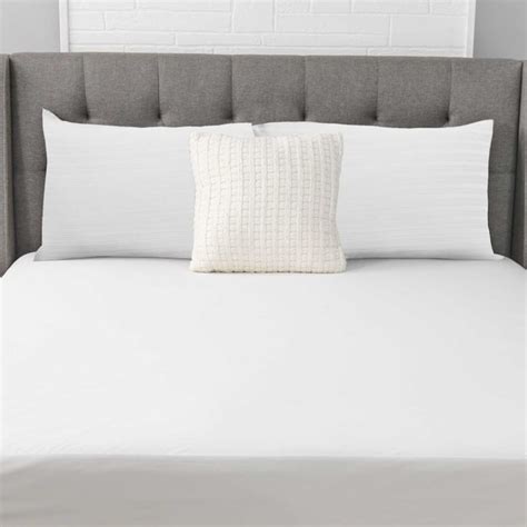 Cotton Bed Pillow Protector, Standard/Queen