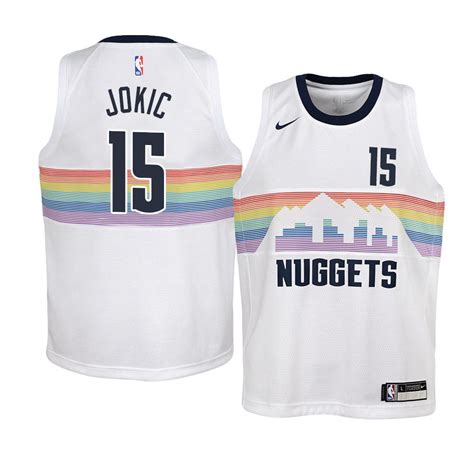 2018-19 Youth Denver Nuggets Nikola Jokic Name City Edition Jersey ...