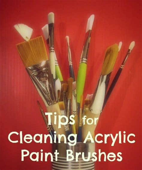 Tips for Cleaning Acrylic Paint Brushes - FeltMagnet - Crafts