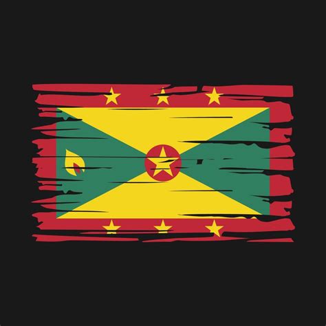 Grenada Flag Brush 20309715 Vector Art at Vecteezy