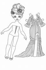 Paper Dolls 24 Coloring  Play Free Game Online sketch template