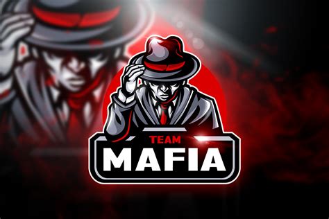 Mafia Team - Mascot & Esport Logo | Branding & Logo Templates ~ Creative Market