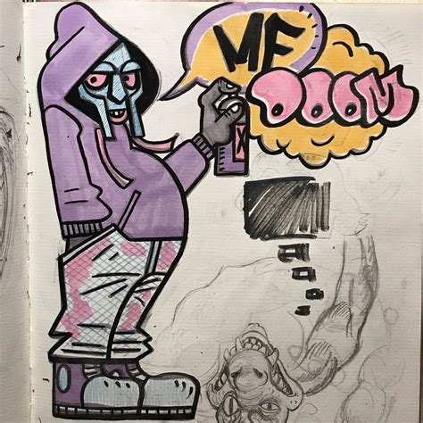 MF DOOM Doing Graffiti. By Me. : r/mfdoom