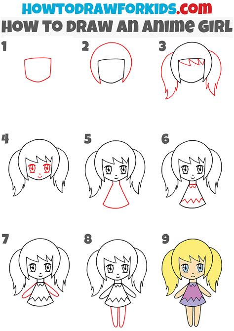 How To Draw Anime Girls Tutorial - Artistrestaurant2