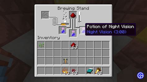 How To Make A Potion Of Night Vision In Minecraft? - Gamer Tweak