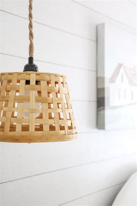 EASY DIY BASKET PENDANT LIGHT LIFE ON SUMMERHILL