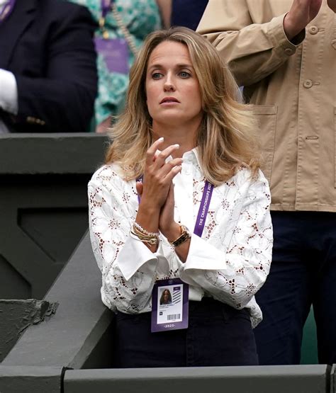 Andy Murray's Wife Kim Gets Dainty in Lace Top at Wimbledon Day 2