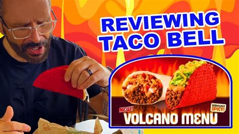 Reviewing the Taco Bell Volcano Menu | REVIEWING TACO BELL - YouTube