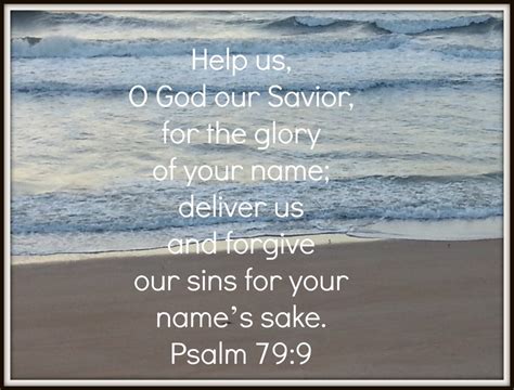 Psalm 79:9 ~ The Lifeline of God - Simply Sherryl