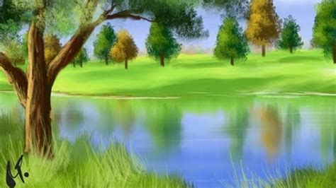 Landscape Easy Digital Painting - Digital painting has gained in popularity in recent years.
