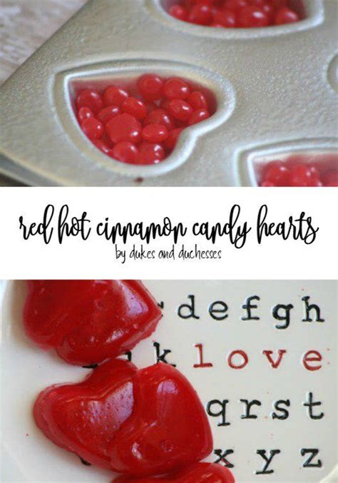 Use red hot candies to make these red hot cinnamon candy hearts that ...