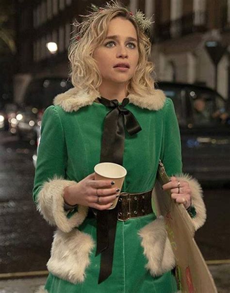 Last Christmas Emilia Clarke Green Jacket - ujackets