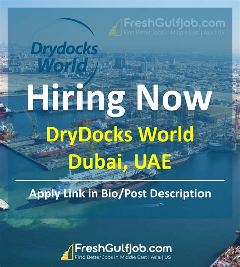 DryDocks World Dubai Careers | Dubai Drydocks Jobs 2024