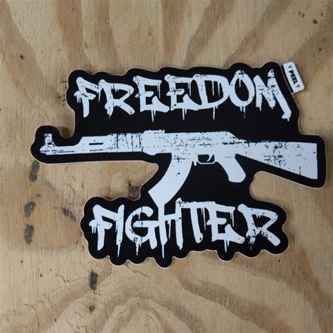 Freedom Fighter Graffiti Decal