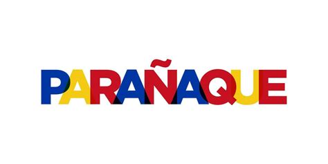 Paranaque in the Philippines emblem. The design features a geometric ...